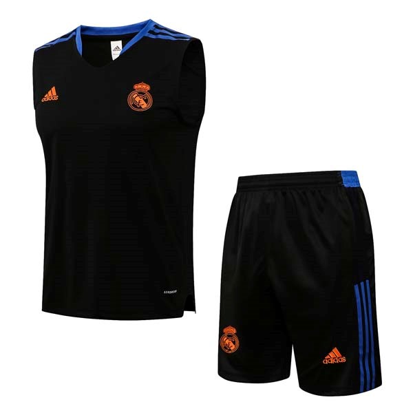 Camiseta Real Madrid Sin Mangas Conjunto Completo 2022 Negro 1